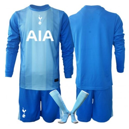 Stroje piłkarskie Tottenham Hotspur Bramkarskie Koszulka Wyjazdowej dla dzieci 2025-26 Długi Rękaw (+ szorty)